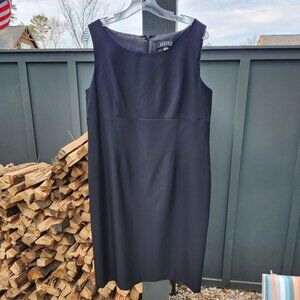 CLASSIC BLACK SHEATH FROM KASPER SIZE 14 NWOT FULLY LINED